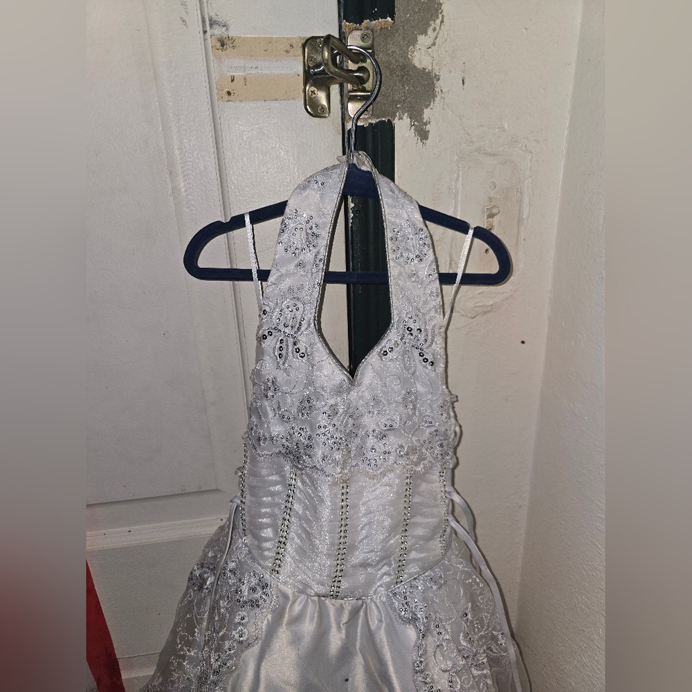 MEXICANA Formal Dress in Elegant White